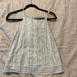 Anthropologie embroidered tank